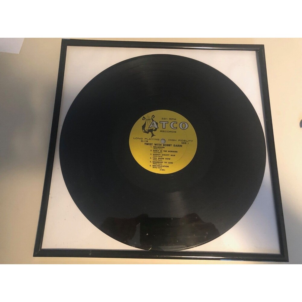Bobby Darin - Twist Atco 33-138 Mono Vinyl LP Record Framed Vintage 1961